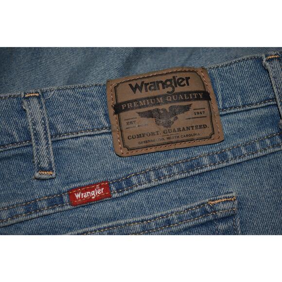 WRANGLER NEW $45 Five Star Premium Denim Comfort‎ Flex Relaxed Jean Men's 46 - Picture 3 of 4